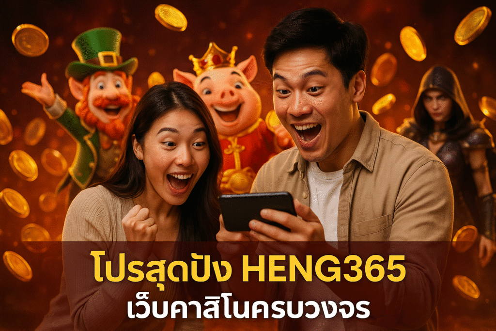 โปรสุดปัง HENG365 เว็บคาสิโนครบวงจร