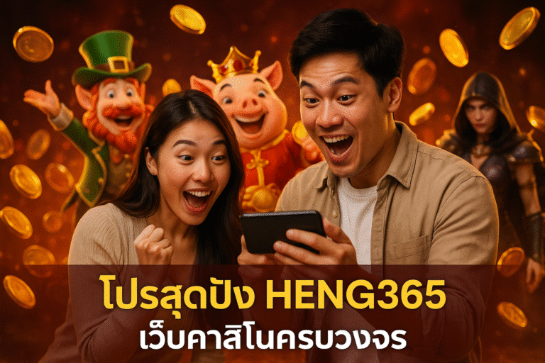 โปรสุดปัง HENG365 เว็บคาสิโนครบวงจร