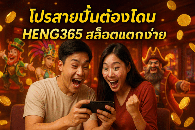 โปรสายปั่นต้องโดน HENG365 สล็อตแตกง่าย