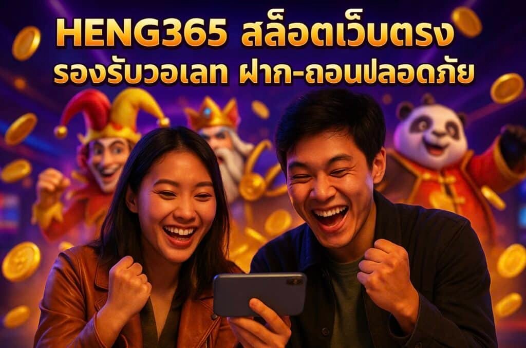 HENG365 สล็อตเว็บตรง รองรับวอเลท ฝาก-ถอนปลอดภัย